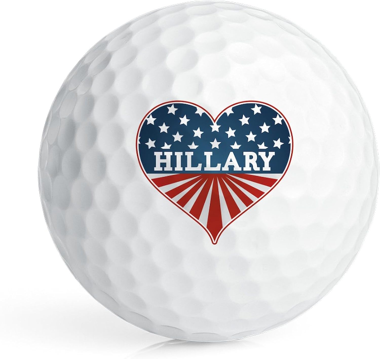 CafePress Heart Hillary Novelty Golf Balls (Pk of 12)