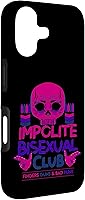 Vista 3 de Impolite Bisexual Club Funny Bi LGBTQ Pride Flag Gift Case for iPhone 17