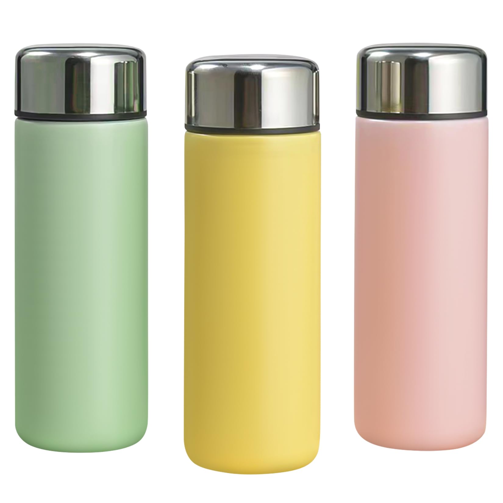 1Pcs Small Water Bottle Mini Insulated Water Bottle for Hot and Cold Drinks Cute Stainless Steel Travel Coffee Mug Leak Proof Vacuum Flask 6.7 OZ/200