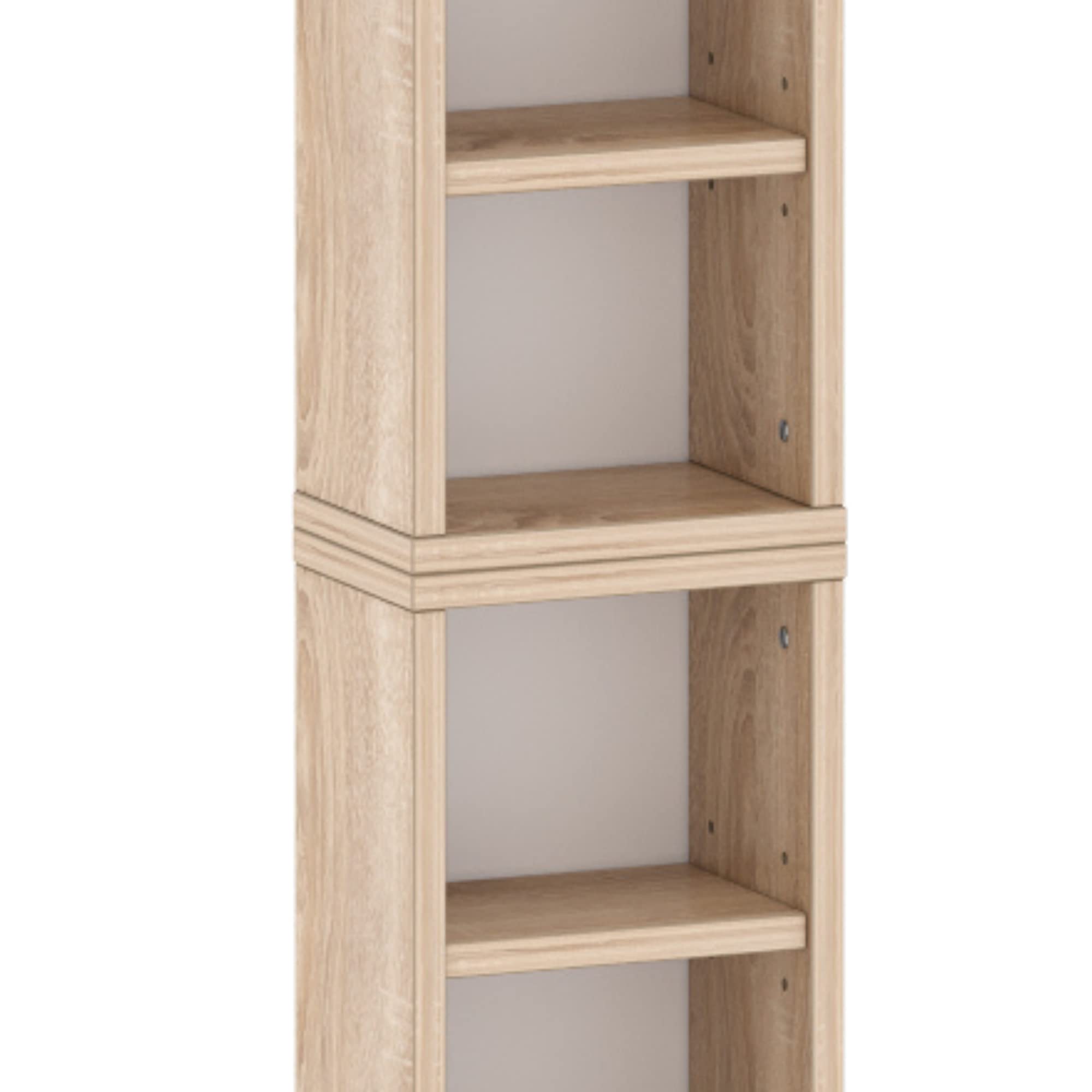 MediaTower CD DVD Regal 204 CDs lub 72 DVDs/Blue Ray (Eiche Sonoma, 20x21x183.6 cm)