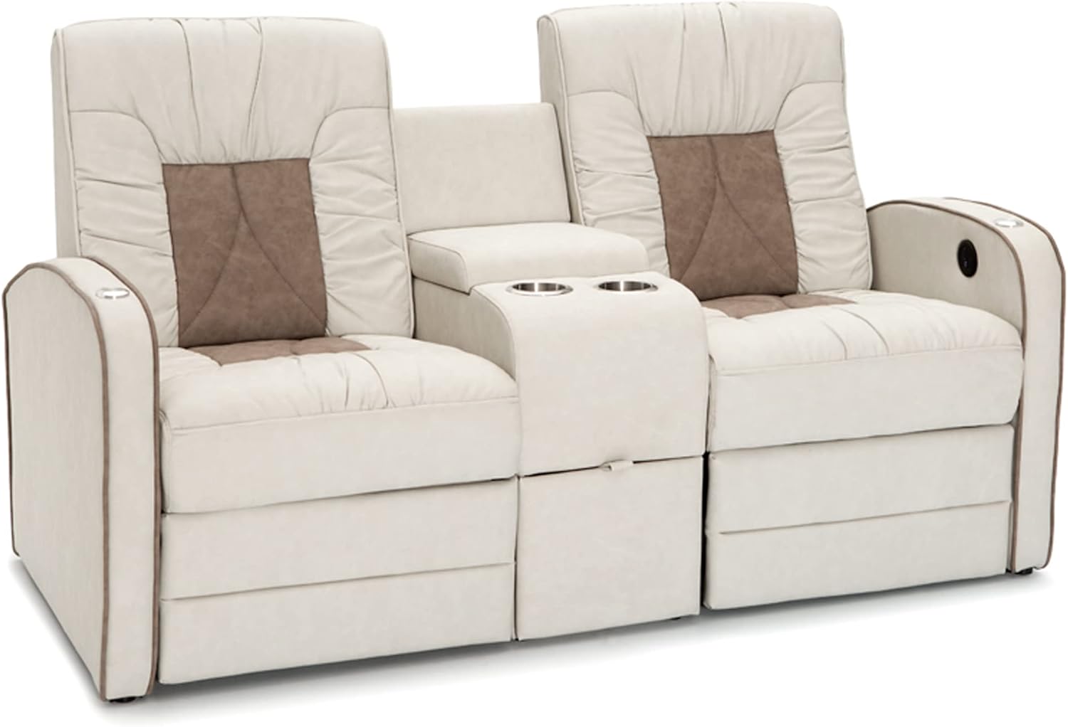 Qualitex De Leon RV Loveseat w/Storage Console, Ultimate