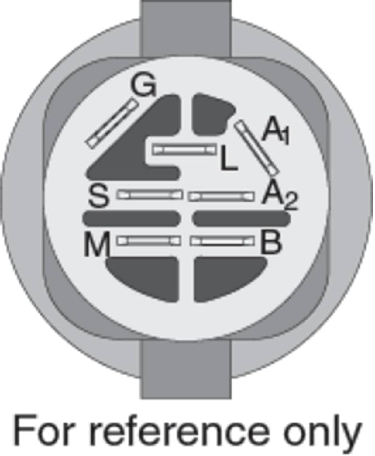 Red Hawk CBL-097 Brake Cable Compatible with/Replacement for Yamaha Drive 2015, Electric JW9-F6341-10-00 38.5" Golf Carts