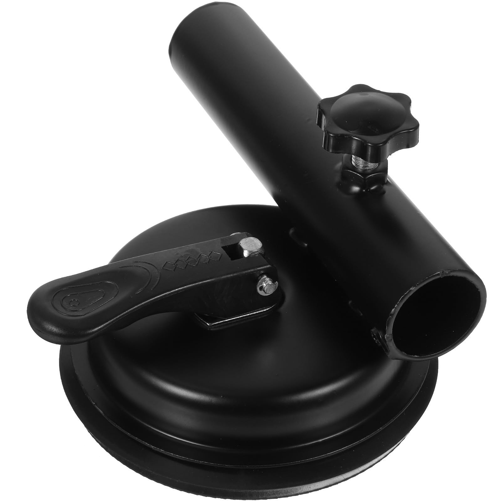 Support de mât de drapeau CALLARON noir en aluminium à ventouse voiture