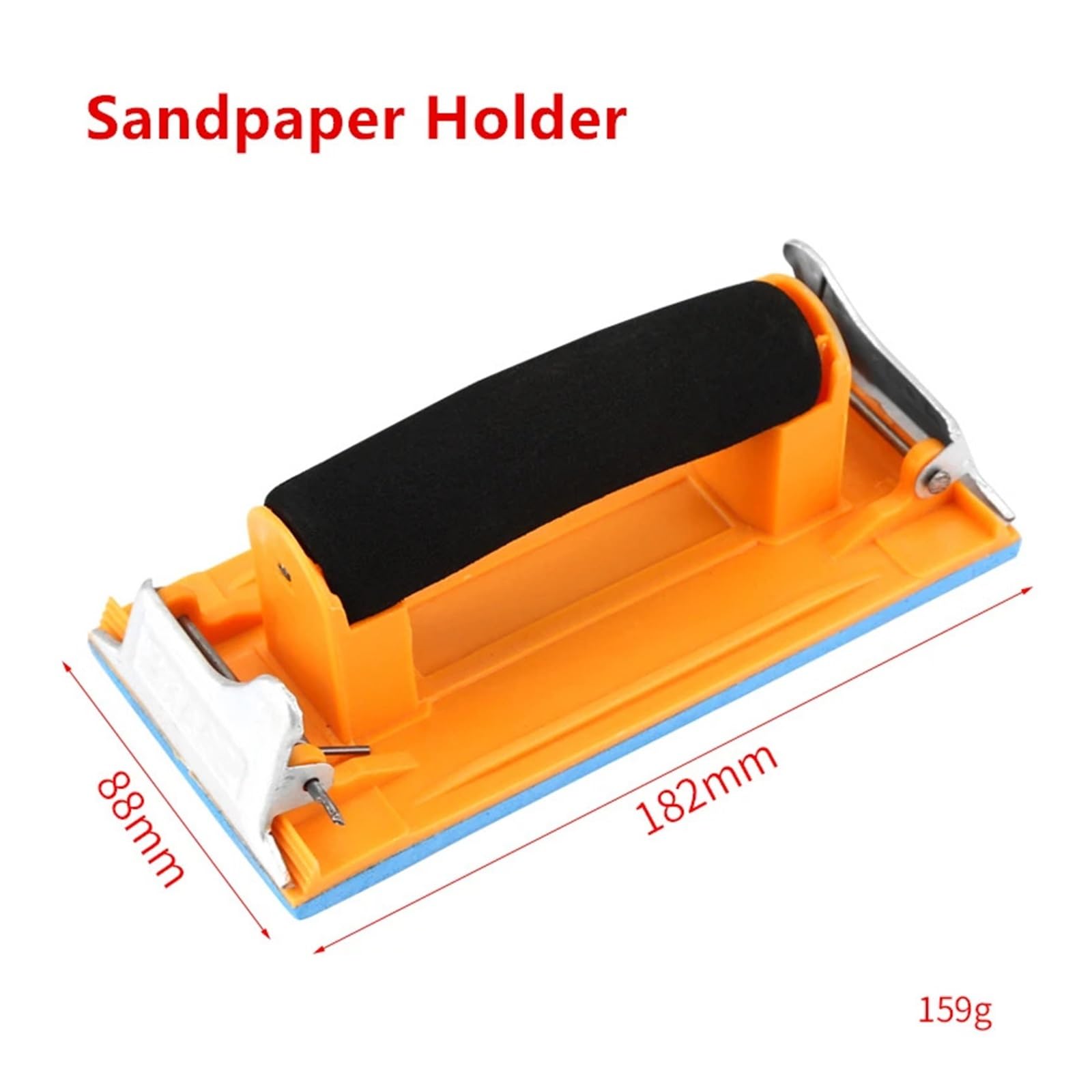 Rotolo di Tela smerigliata da 5 Metri, Carta vetrata for la molatura di Strumenti di lucidatura, Grana 80/100/120/150/180/240/320/400/600(Sandpaper Holder)
