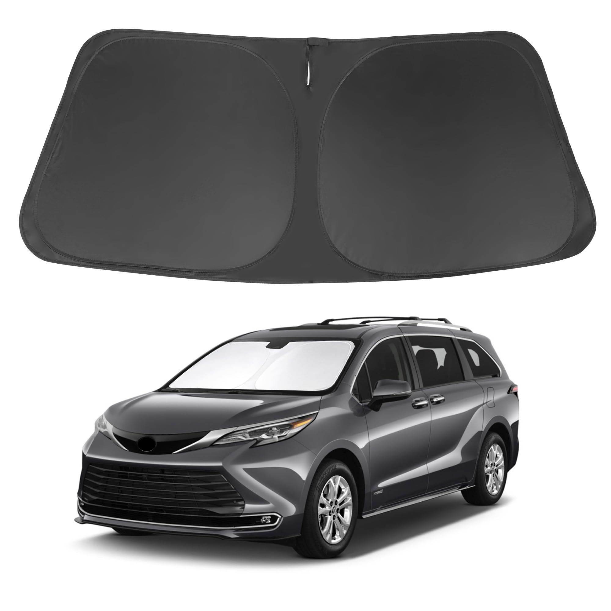 Windshield Sun Shade for 2021-2026 Toyota Sienna Accessories