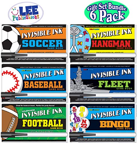 Invisible Ink: Yes & Know Sports Game Books 