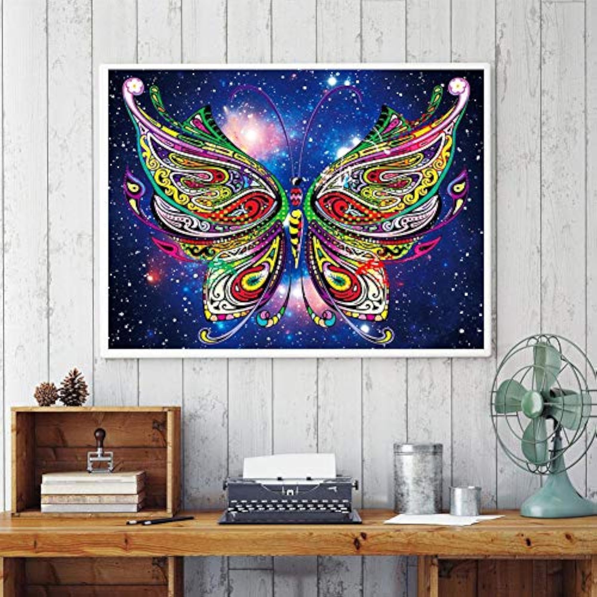 5D DIY Special Shaped Diamond Painting Butterfly Cross Stitch Embroidery