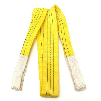 2M-10M 3 Tonne Polyester Flat Webbing Lifting Sling Certified Duplex Cargo Strap Hoist Strap - 6M