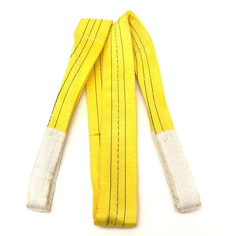 2M-10M 3 Tonne Polyester Flat Webbing Lifting Sling Certified Duplex Cargo Strap Hoist Strap - 6M