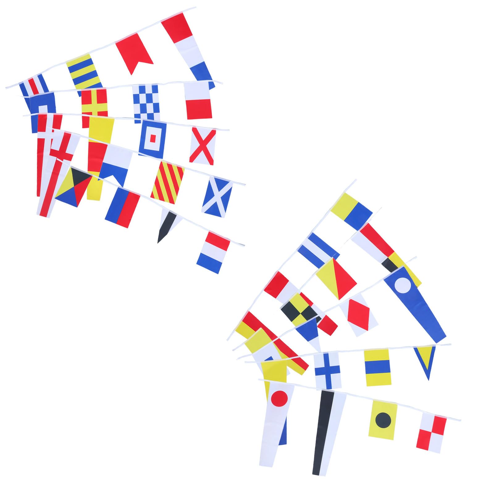 Drapeaux de signalisation nautiques en polyester avec lettres et numéros pour bateaux
