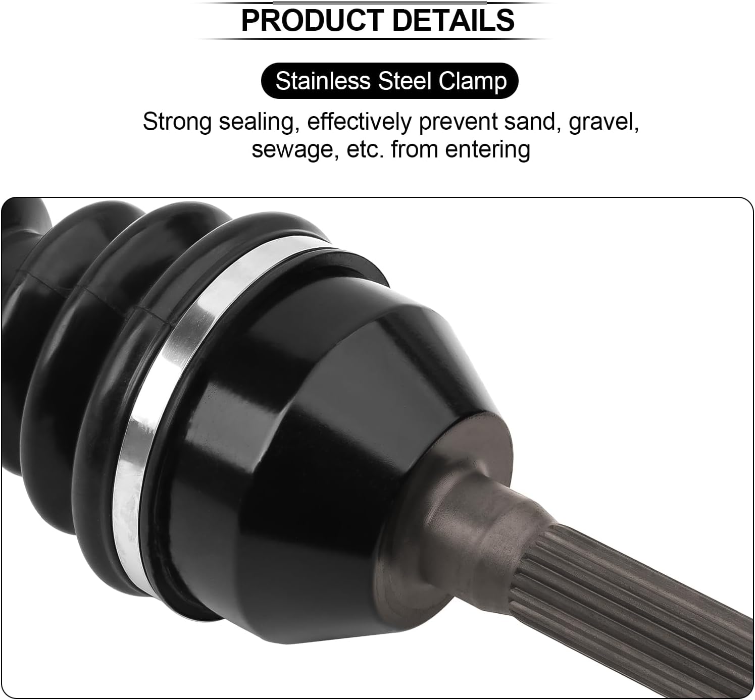Front L/R CV Axle For 2004 For Polaris ATP 330/ATP 500,2003-2004 For Polaris Magnum 330,2004 For Polaris Sportsman 400/500,2003-2004 For Polaris Sportsman 600,2002-2004 For Polaris Sportsman 700