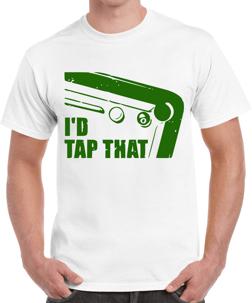 CaseriaMen's Cotton Printed T-Shirt -Tap That Billiards | 100% Cotton | Half Sleeves | Regular Fit | Printed | Round Neck | Graphic T Shirt