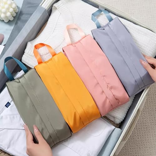 Miniatura 7 de 4Pcs Travel Underwear Organizer Bag Travel Socks Organizer Bag Portable Packing Organizers for Lingerie Panties Cosmetics