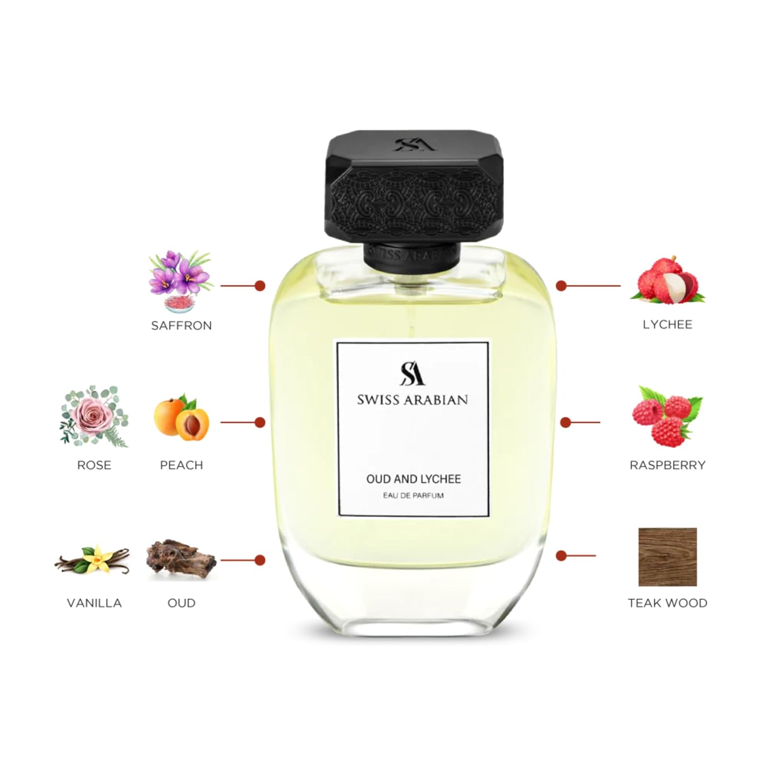 Swiss Arabian Oud And Lychee for Unisex - 3.4 oz EDP Spray - Image 3