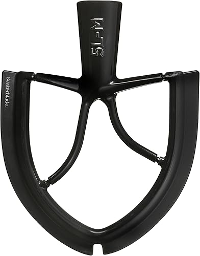 Vista 2 de New Metro Design 5L-M - Cuchilla batidora de metal, compatible con la mayoría de las batidoras KitchenAid de 5 cuartos de galón, color negro