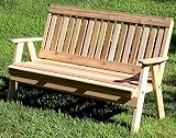 Creekvine Designs Cedar Benches Garden Bench Size: 6'