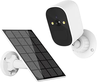 HD 1080P Solar Security Camera 2MP PIR Human Detection IP66 Waterproof WiFi Wireless Camera for Home Security