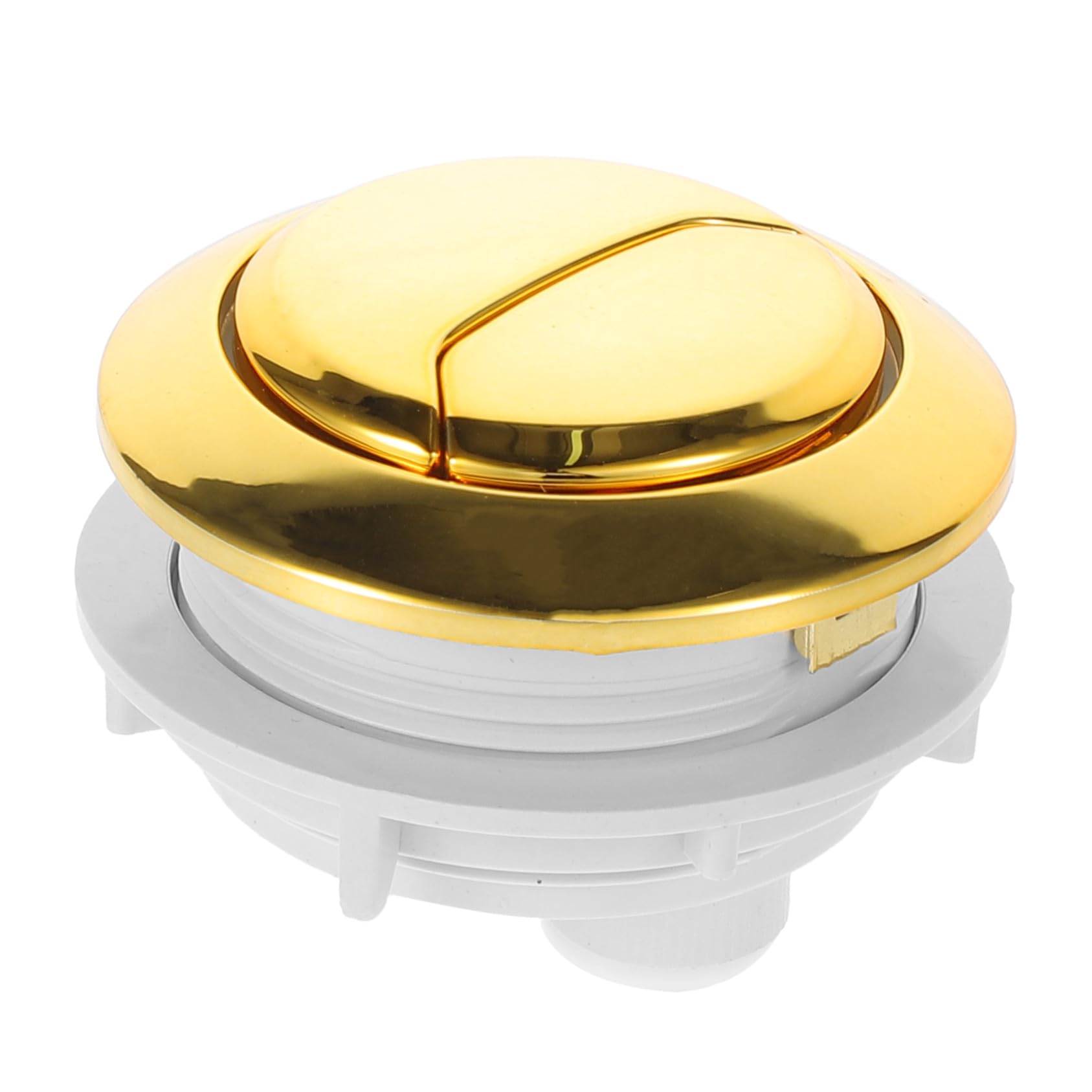 Botón Pulsador Doble Descarga para Cisterna WC Accesorio Repuesto Fácil Instalación Diseño Resistente Ahorro Agua Compatible Inodoro Estándar Botón Redondo