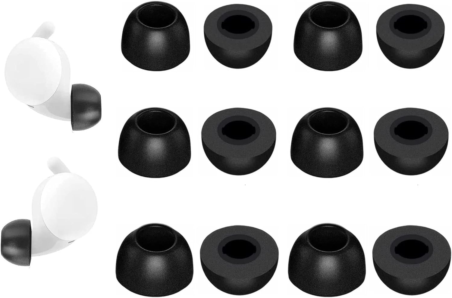 JNSA Replacement Memory Foam Ear Tips Noise Canceling Foam