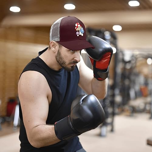 Miniatura 5 de devor Gorra de dibujos animados con diseño de hongos para papá, sombrero divertido para mujer