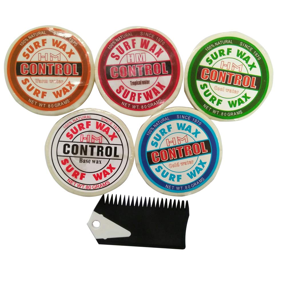 UPSURF Tavola da Surf Set di Cera Pinna Wax Tavola da Surf con Pettine a Cera