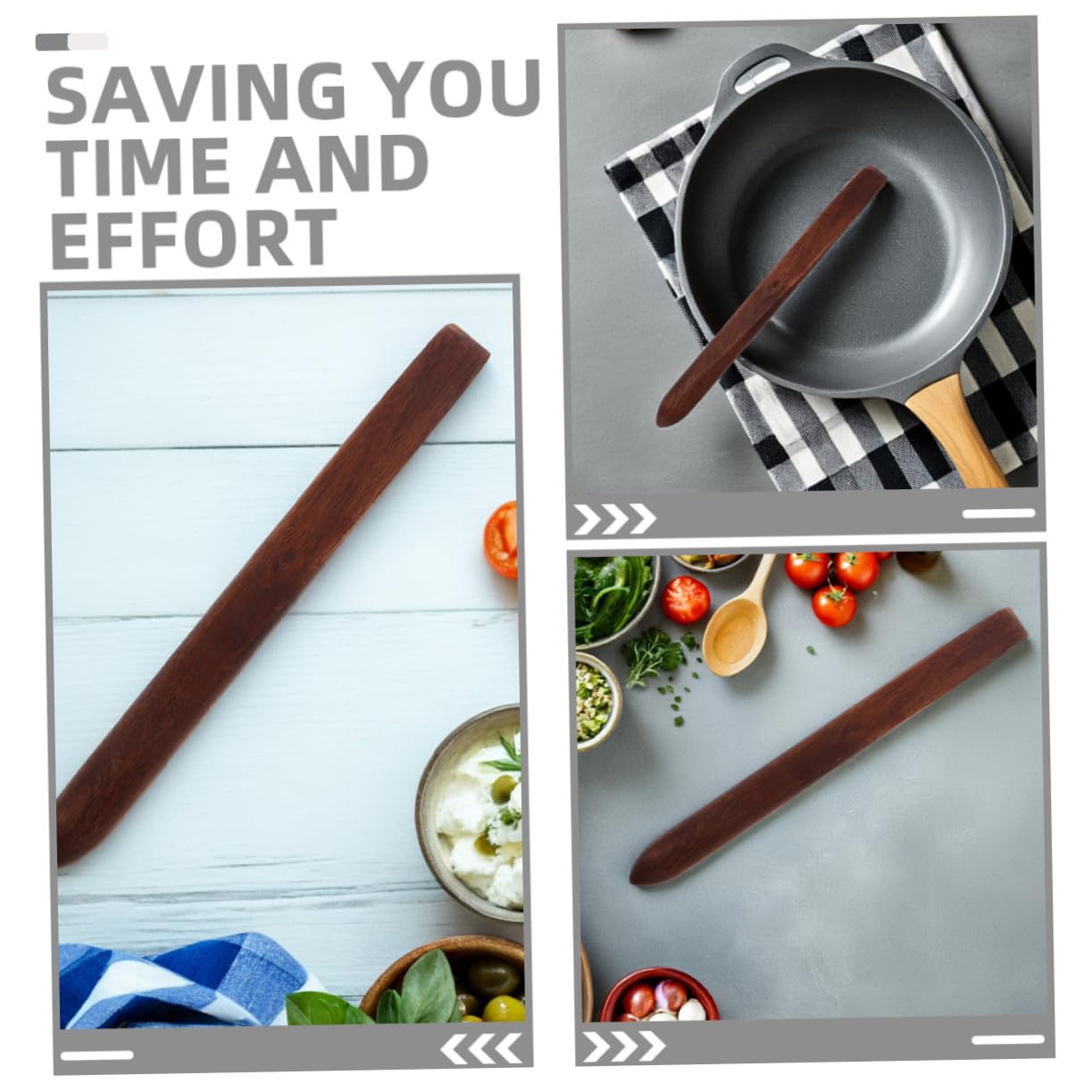 2piezas Herramienta De Mezcla De Masa De Madera Para Hacer Pan Batidor De Madera Para Amasar y Para Cocinas y Preparación De Masa De Pan y Repostería