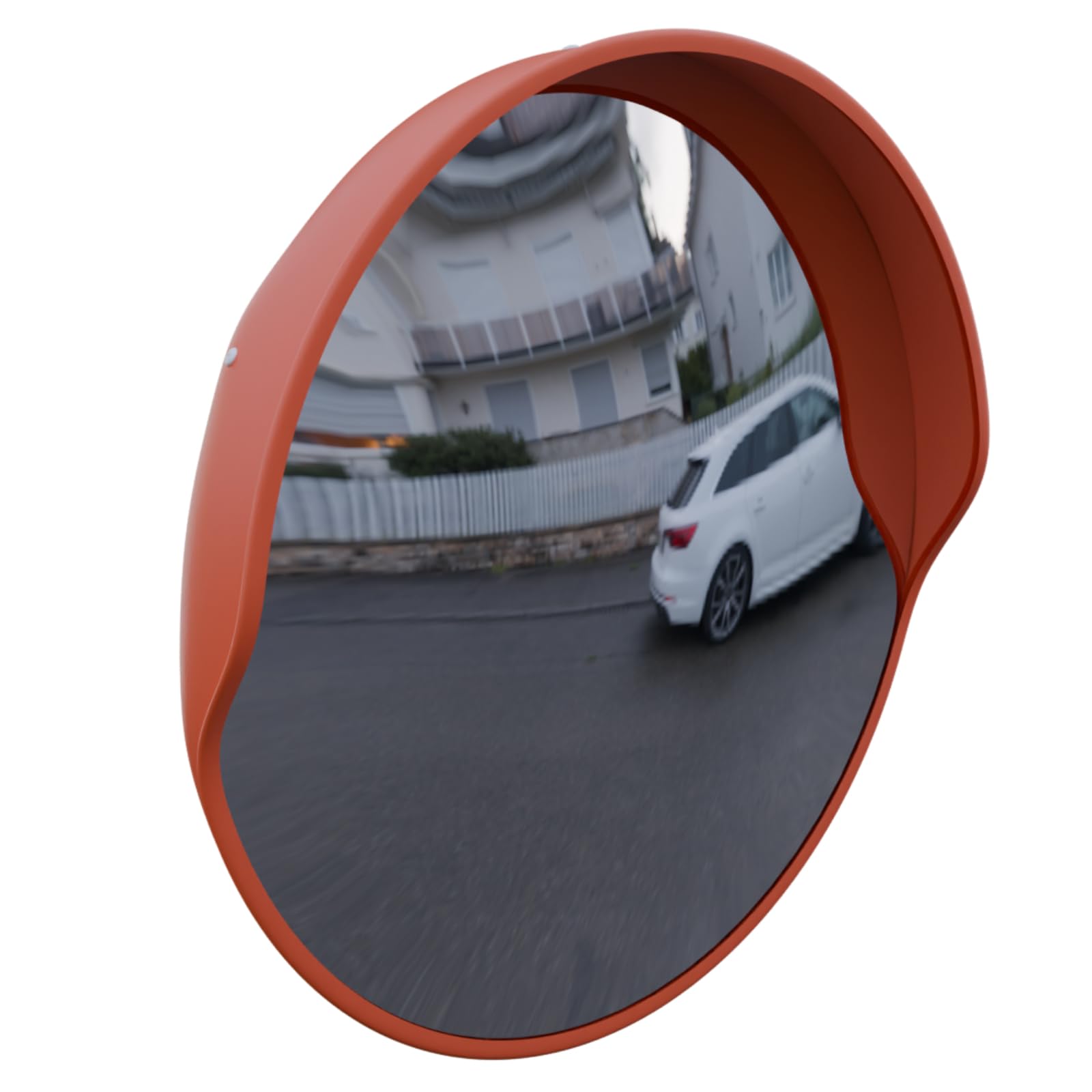 HAGO24 | Verkehrsspiegel | Konvexspiegel | Panoramaspiegel | Überwachungsspiegel | Ø43cm Outdoor | Kunststoff | Außenspiegel | Wandspiegel | Sichtwinkel 130-160°