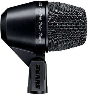 Pga52, Cardioid Dynamic Kick Drum Microphone, For Acoustic Instrument Recording, Low Frequency Recording & Audio Clarity, Black, Pga52-Xlr