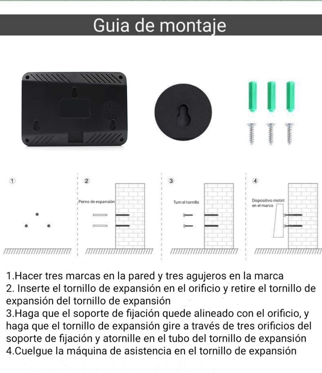 Aktivstar Máquina Fichar de Asistencia Biométrica de Huella Dactilar con Sistema Española Pantalla LCD Memoria de 8GB, con Capacidad de 1000 Huellas de fichar