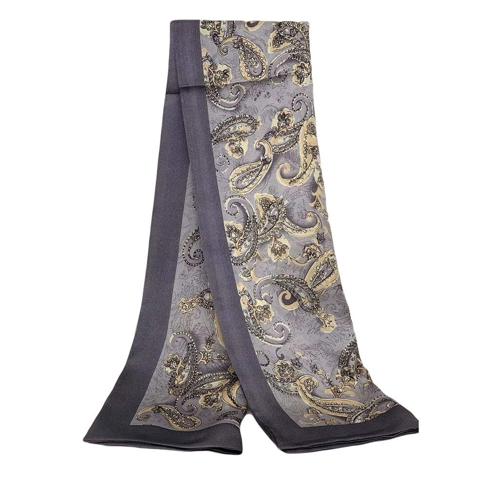 Foulard en Soie Vintage pour Homme, 100% Pure, Motif Classique, Double Couche, imprimé Gentleman