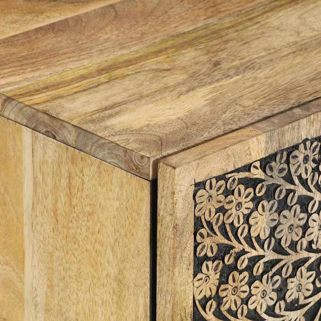 vidaXL Set Mobili da Bagno 5 pz in Legno Massello di Mango