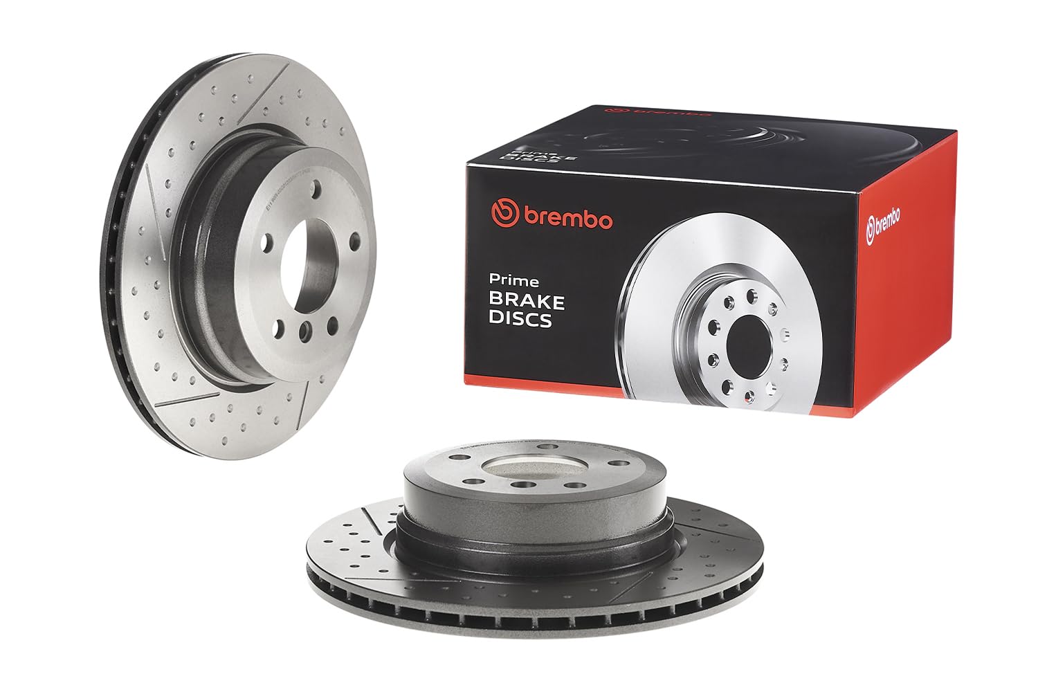 Brembo 2x Brake Discs Pair Vented Rear 324mm 09.C315.21 Set 34216795754 New