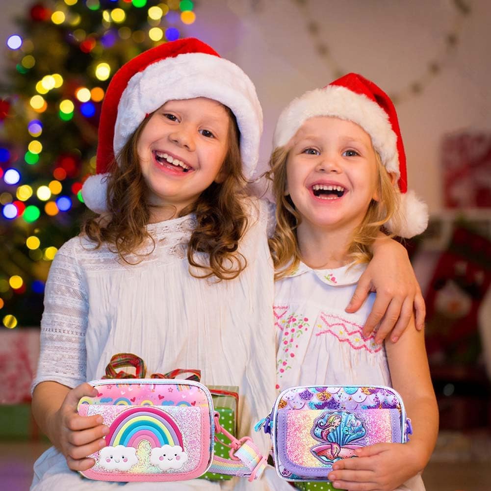 Girls Purse for Kids Age 3-12 - Purse for Little Girl Gifts, Crossbody Bag - Image 2