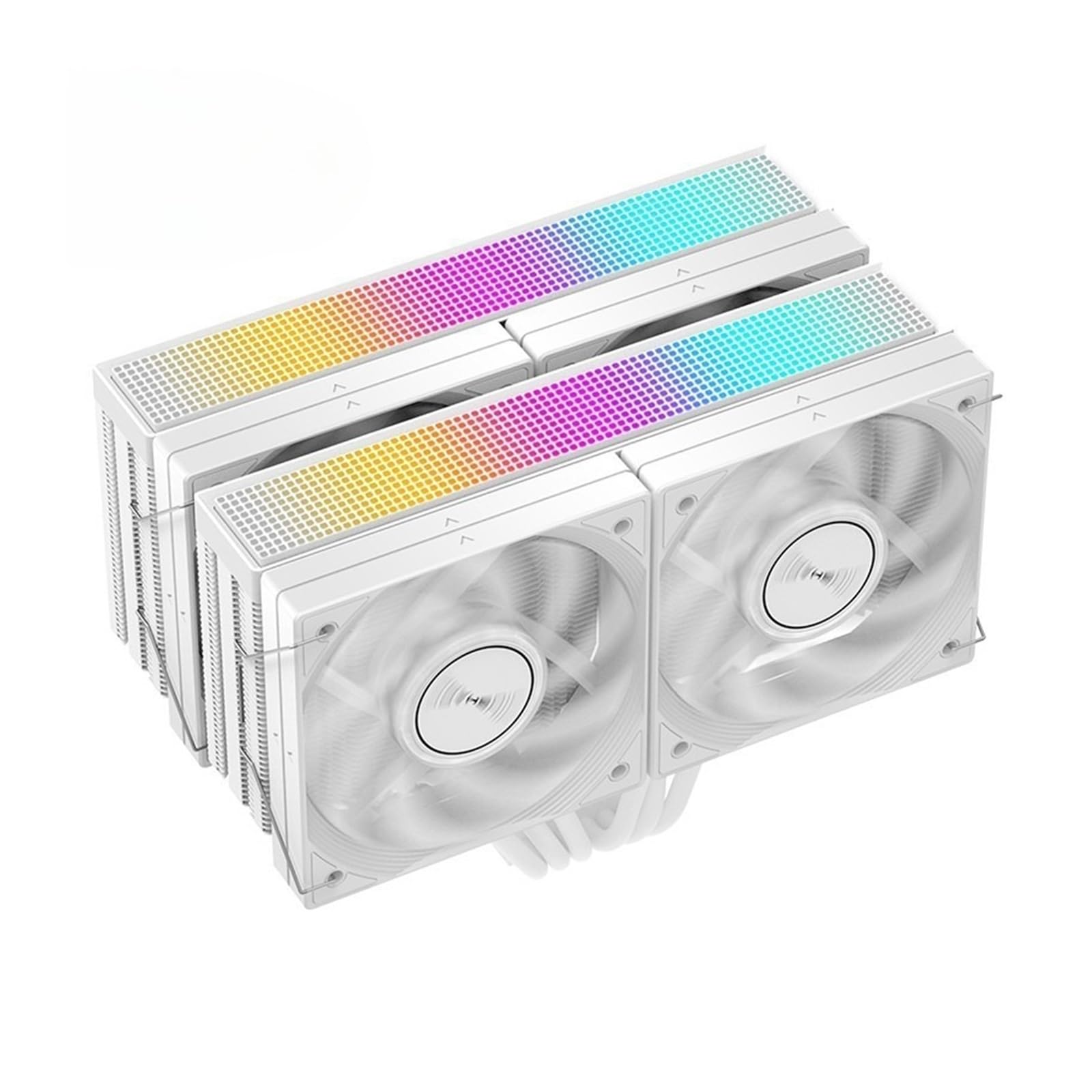 Ventilateur CPU PWM 120mm Push-Pull performant avec 6 caloducs pour sockets de processeurs AM5 et LGA1700