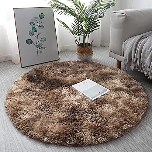 Tapis moelleux à poils longs lavable salon 200x200 - 2