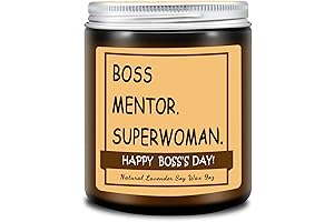 Homsolver New Boss Scented Candle – Unique Gifts for Bosses, Perfect Retirement,...