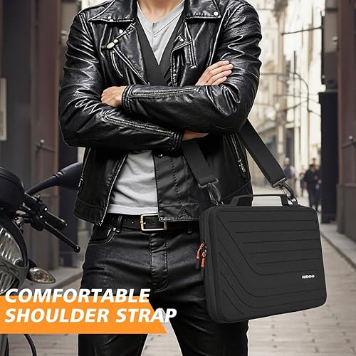 Miniatura 6 de NIDOO 13.3 inch Laptop Sleeve Carrying Case 14 inch Computer Bag Shockproof Hard Shell Protective Cover Handle for 13 inch MacBook Air Pro/13.5"