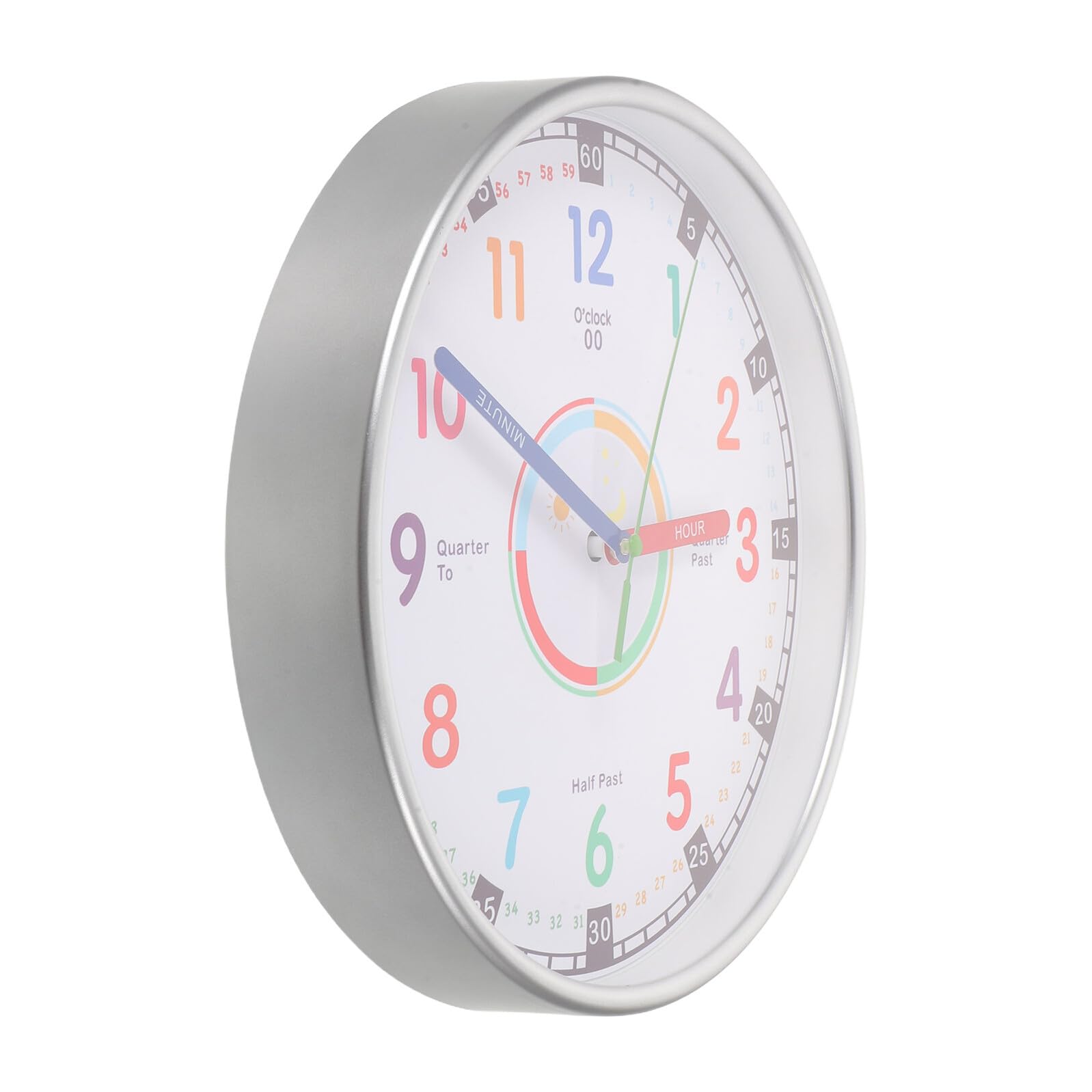 Horloge éducative pour enfants qui résout les difficultés d'apprentissage de l'heure
