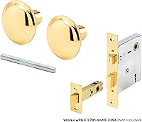 Vista 5 de Prime-Line E 2280 Juego de Husillos para Pomo de Puerta Vintage de Latón Macizo, 2-1/4 Pulgadas de Diámetro Exterior, Latón (Paquete Individual)