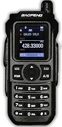 Rádio Baofeng UV-21M Black Air Band/Tri Band / 5W