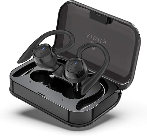 Arbily Wireless Headphones Running Bluetooth Headphones In Ear Sport Headphones with Mic, Noise Cancelling/Auto Pairing / IPX7 Waterproof/ 60 Hours Playtime for Running Sport Gym
