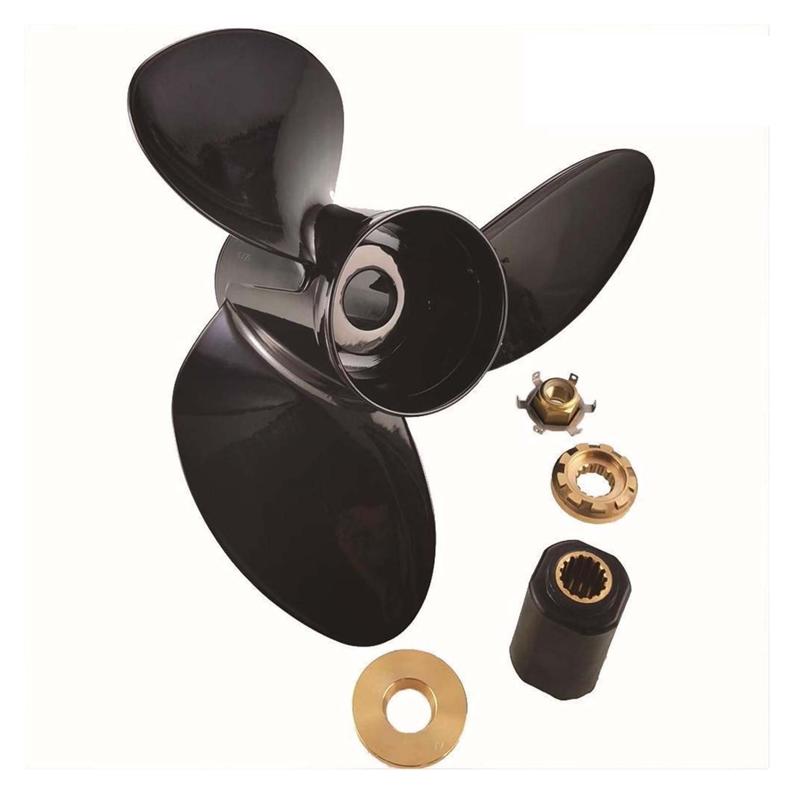 Elica fuoribordo in Lega di Alluminio, Adatta for Potenza 90-300 ! Materiale Robusto