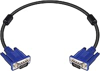 Vista 1 de PASOW Cable de monitor VGA a VGA HD15 macho a macho para TV computadora proyector (1.5 pies)