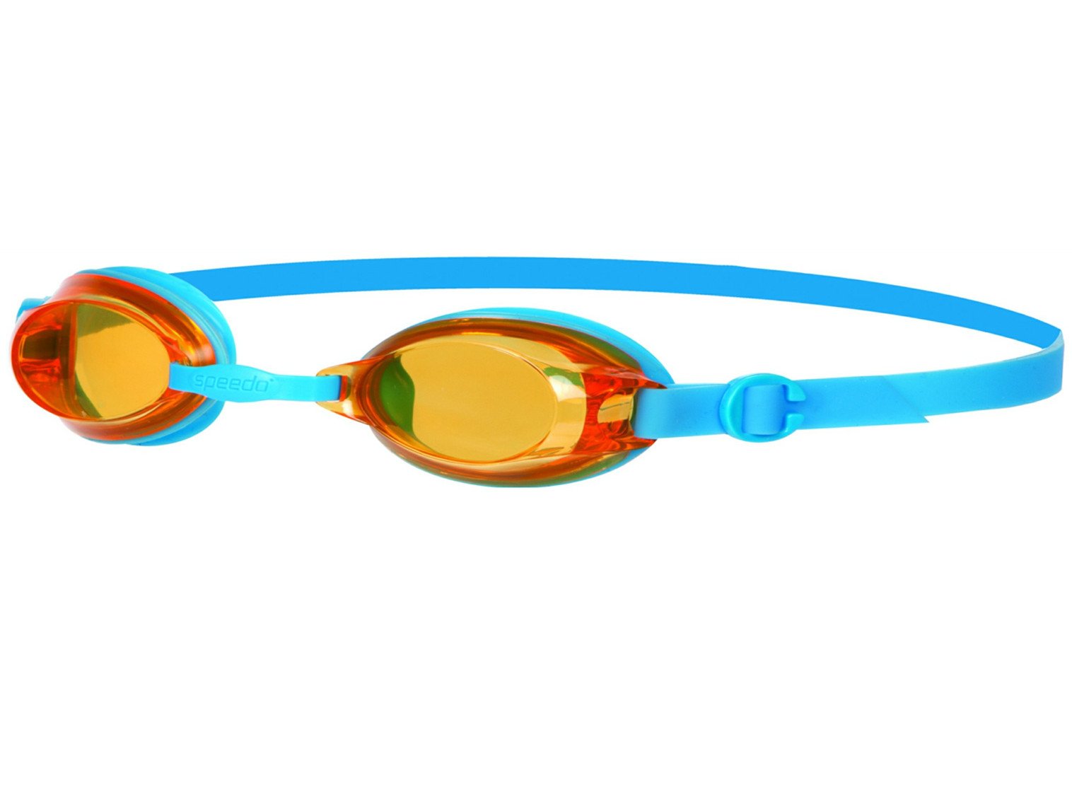 Speedo Unisex Kids Blue/Orange Jet Junior Kids Swimming Goggles
