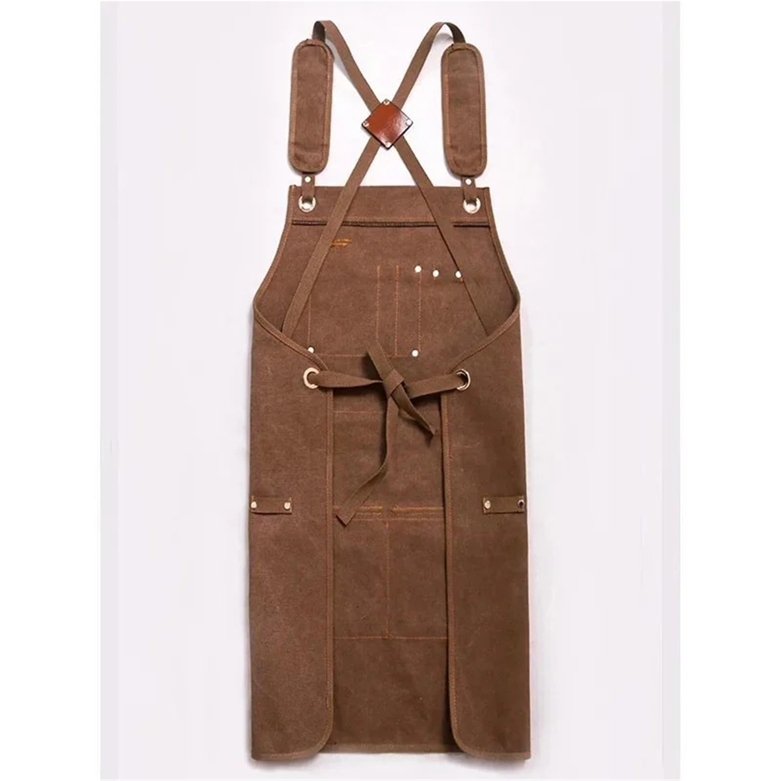 Tablier de travail en toile unisexe, barbier, pâtisserie Pour Bricolage