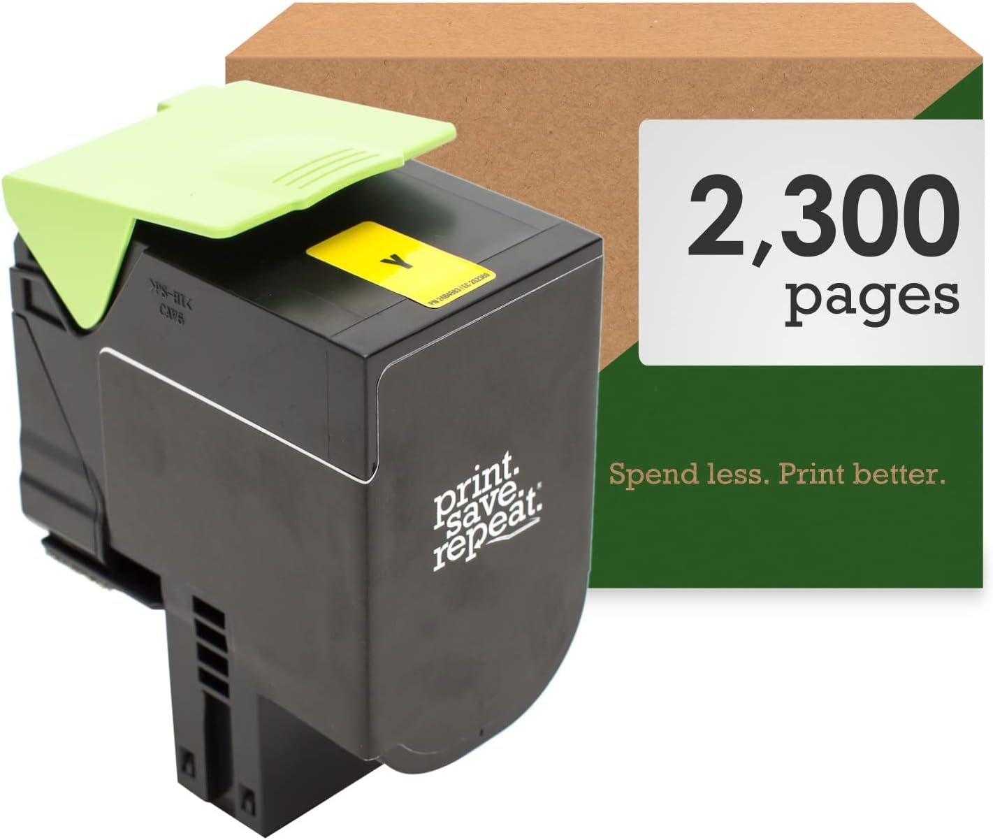 Print.Save.Repeat. Lexmark 71B10Y0 Yellow Remanufactured Toner Cartridge for CS317, CS417, CS517, CX317, CX417, CX517 Laser Printer [2,300 Pages]
