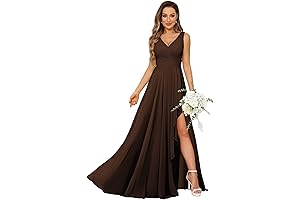 Flowy and Elegant Brown Bridesmaid Dresses for Unforgettable Weddings