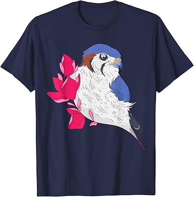 American Kestrel I Natural History Birder Birding Bird T-Shirt