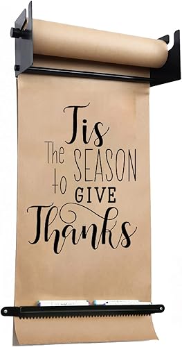 Miniatura 6 de Dispensador de papel kraft de 36 pulgadas para montaje en pared, dispensador de papel de carnicero, cortador de rollos de papel, ideal para el