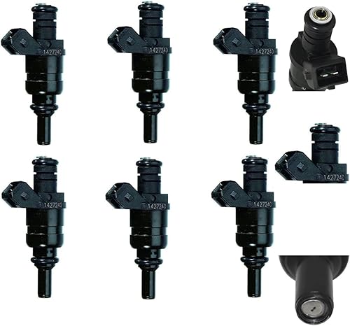 Juego de 6 inyectores de combustible 1427240 FJ491 1998-2006 repuesto para BMW 328i 320i 323i 325xi 328Ci 525i 528i Z3 Z4 X3 2.5L 2.8L 7546244